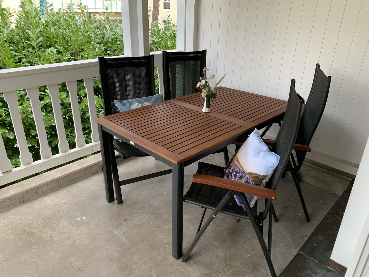 Dünenpark Binz Komfort Ferienwohnung mit 1 Schlafzimmer und Balkon im Obergeschoss (206) Insel Rügen - Balkon