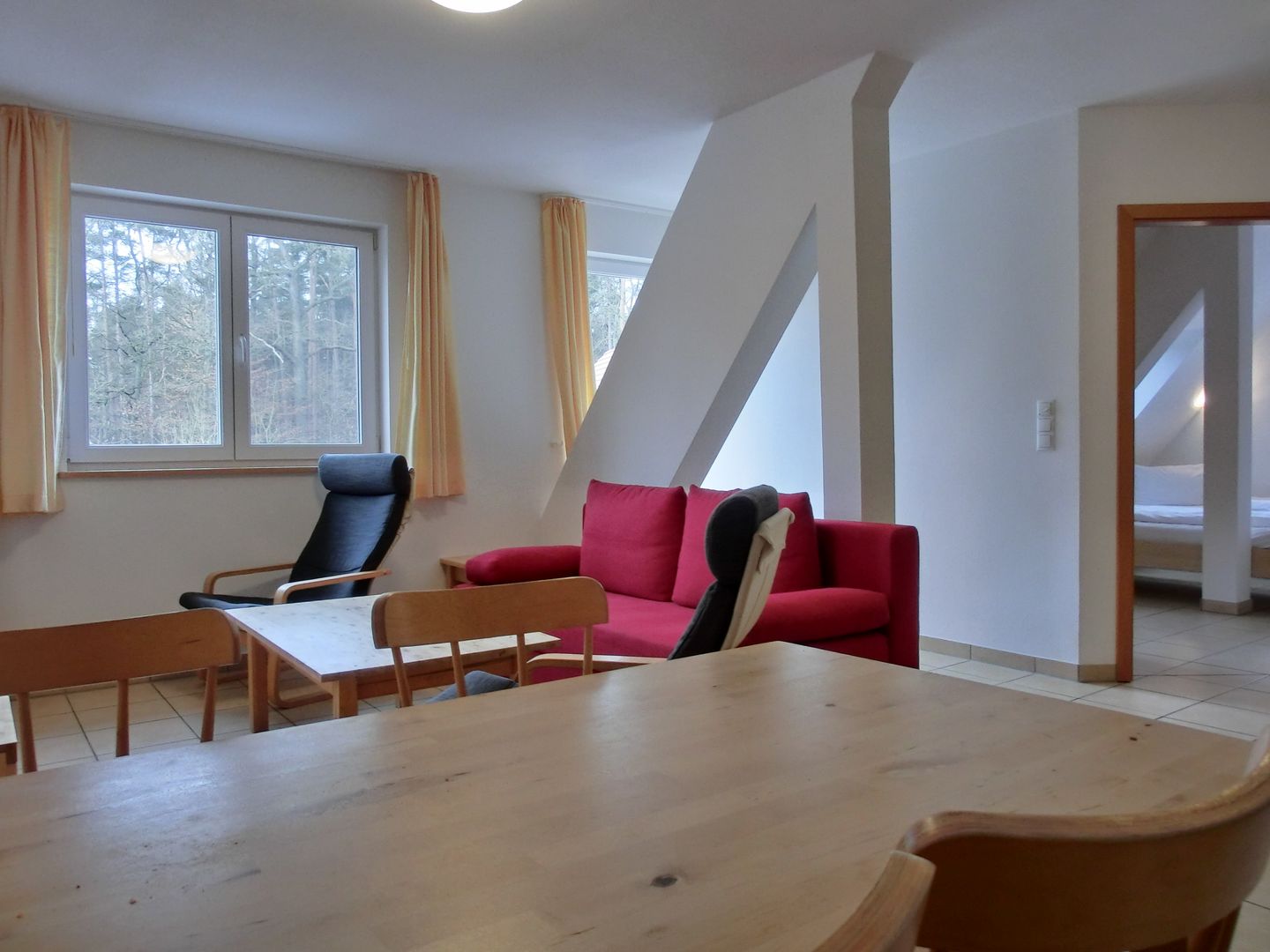  Ferienwohnung NH15 Hirschburg - Wohnzimmer