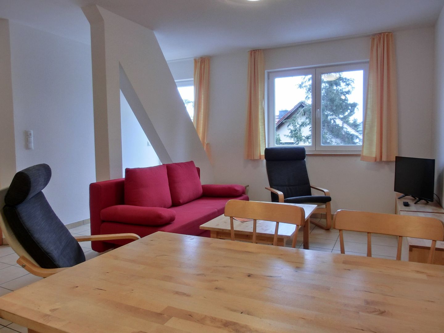  Ferienwohnung NH14 Hirschburg - Wohnzimmer