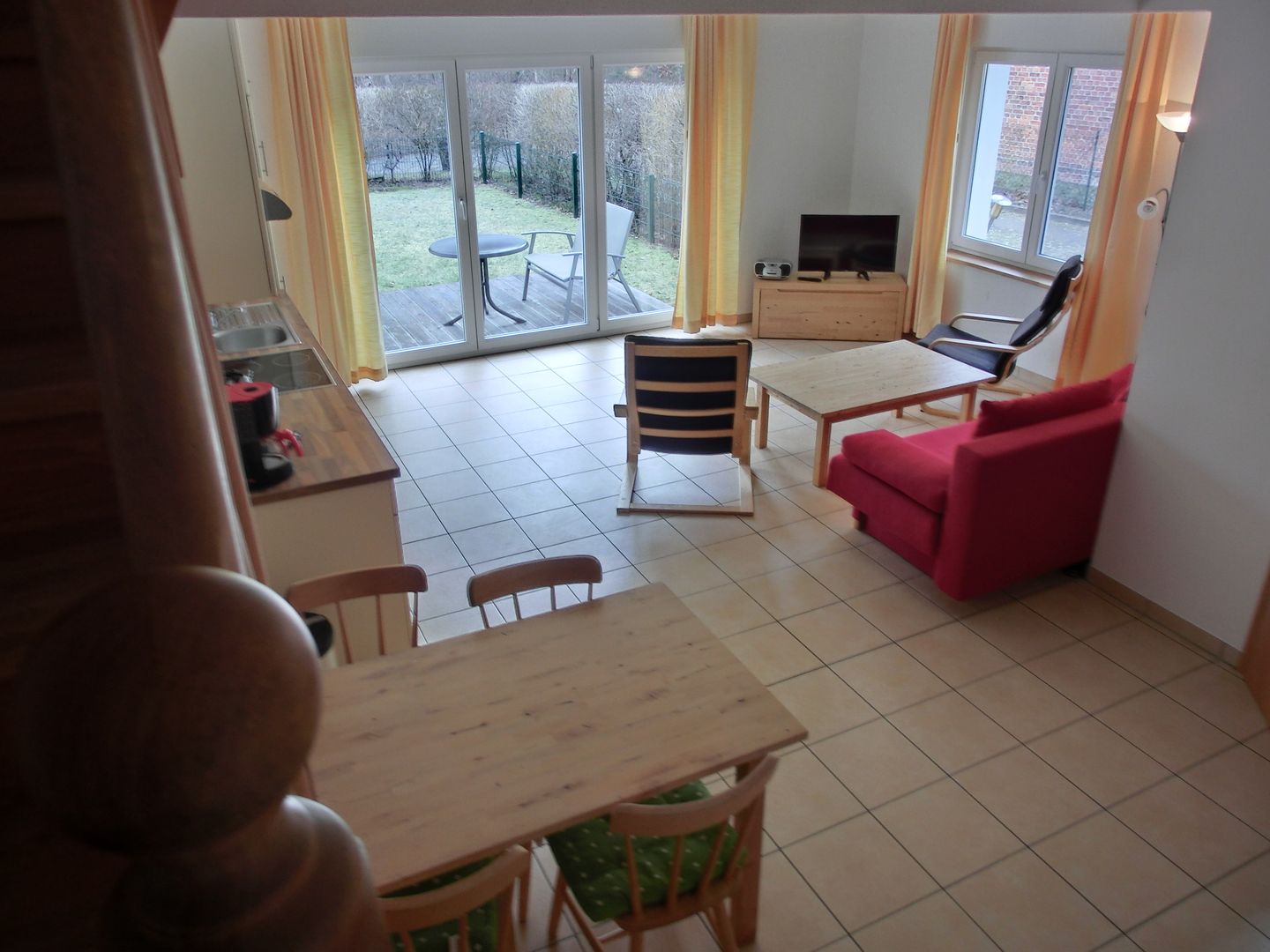  Ferienwohnung NH11 Hirschburg - Wohnzimmer