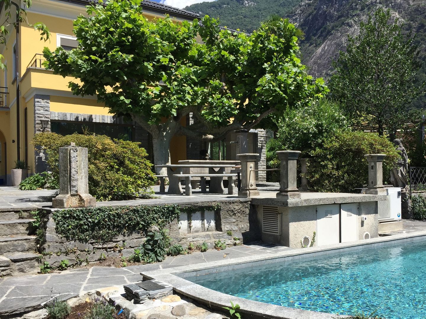 Gartenwohnung in historischer Villa mit Gäste   Lago Maggiore