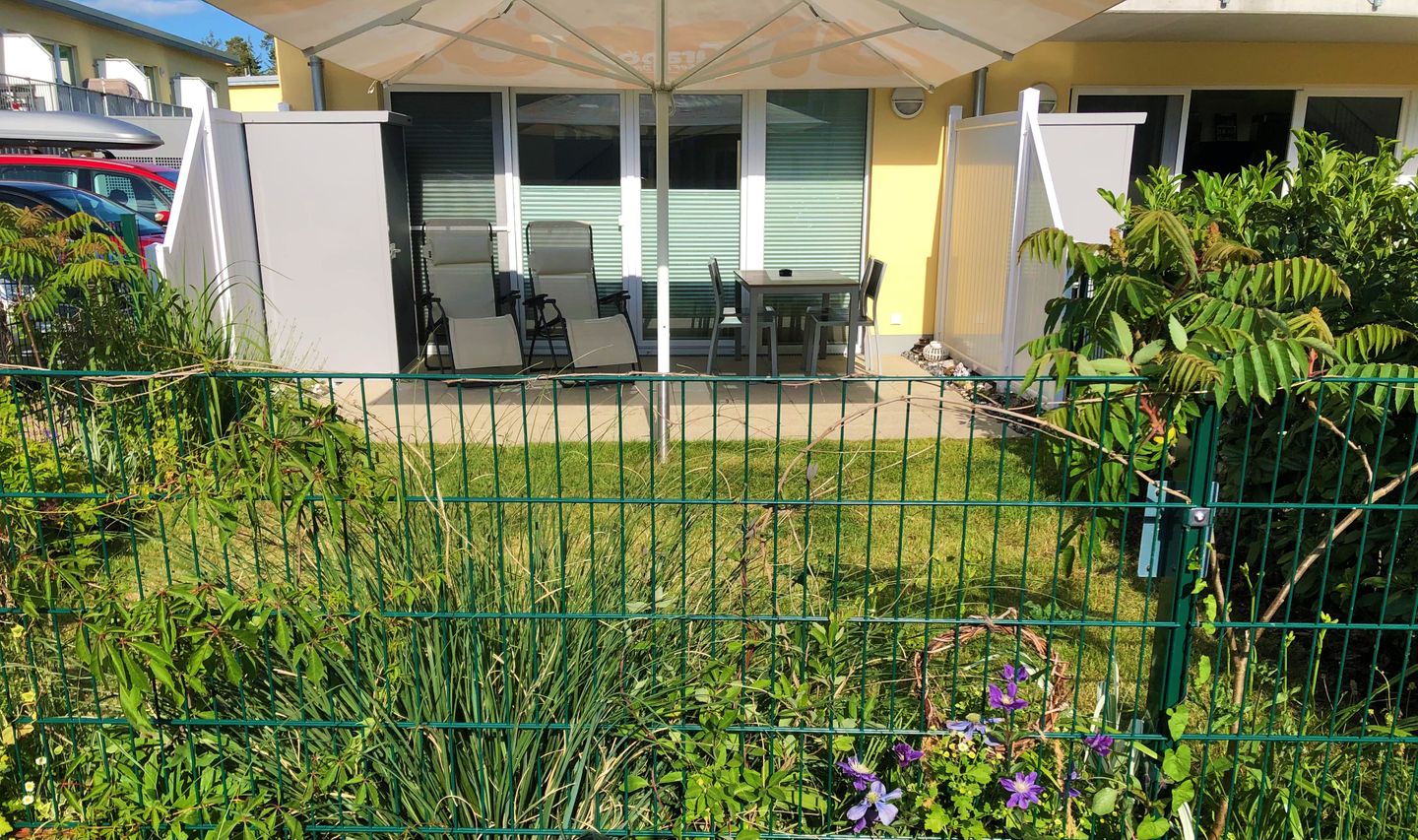  Ferienwohnung KWi 81 EG "Seeschnecke im Küstenwald" Graal-Müritz Küstenwald - Terrasse