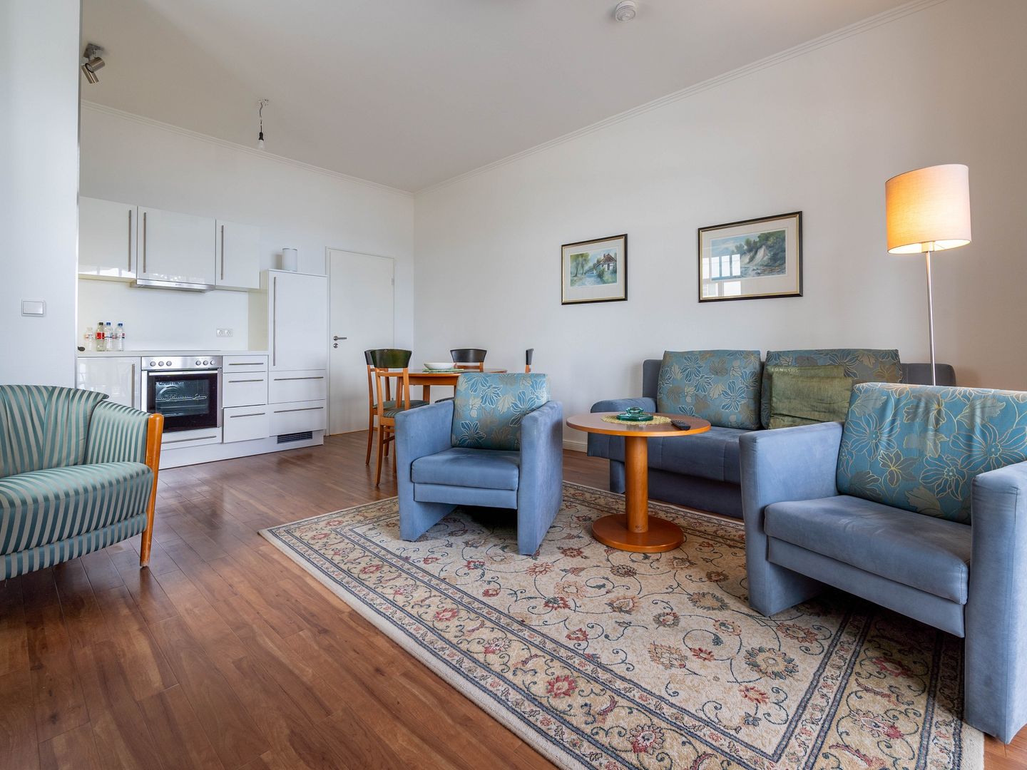 Strandvillen Binz Ferienwohnung mit Meerblick, 1 Schlafzimmer und Balkon (SV/757) Insel Rügen - Wohnzimmer