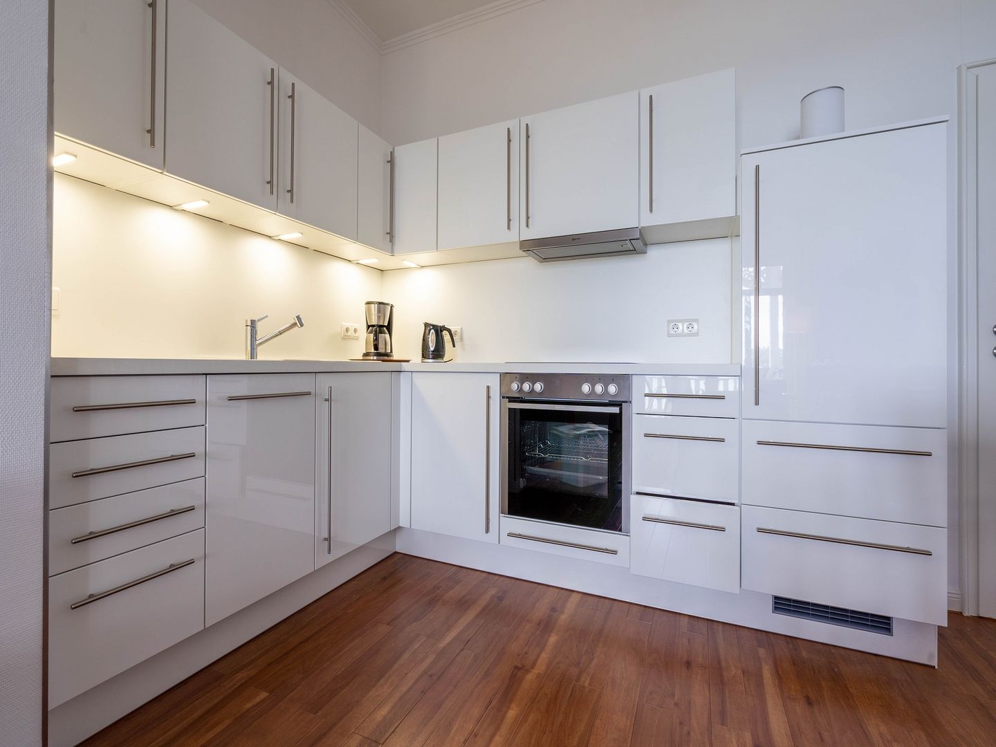 Strandvillen Binz Ferienwohnung mit Meerblick, 1 Schlafzimmer und Balkon (SV/757) Insel Rügen - Küche / Küchenzeile