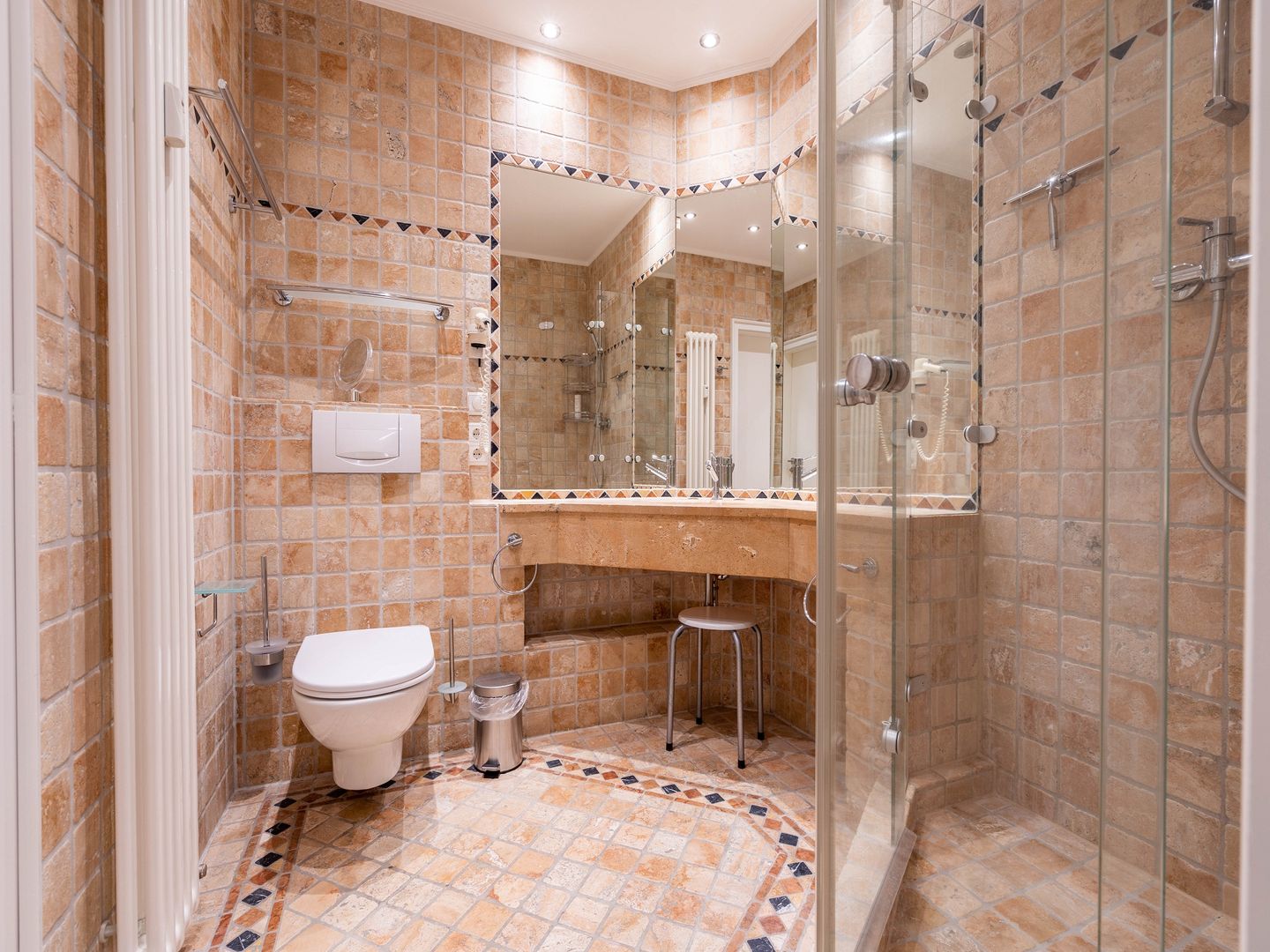 Strandvillen Binz Ferienwohnung mit Meerblick, 1 Schlafzimmer und Balkon (SV/757) Insel Rügen - Badezimmer