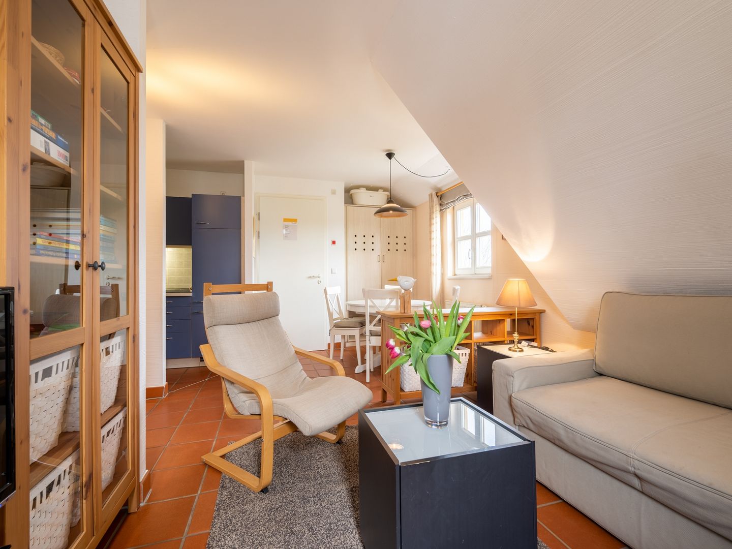 Feriendorf Rugana Klassik Ferienwohnung mit 1 Schlafzimmer (D26) Insel Rügen - Wohnzimmer