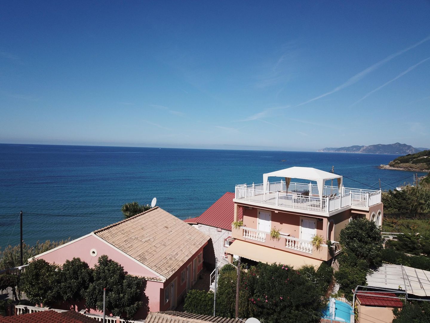 Ferienwohnung direkt am Meer, große Terrasse  in Griechenland