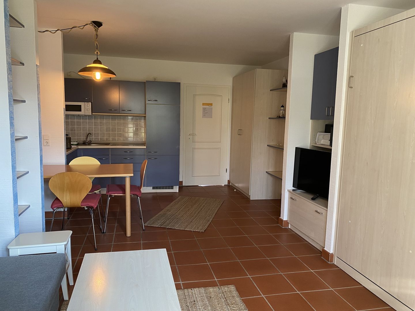 Feriendorf Rugana Komfort 1-Raum Ferienwohnung mit Terrasse (C46) Insel Rügen - Wohnzimmer