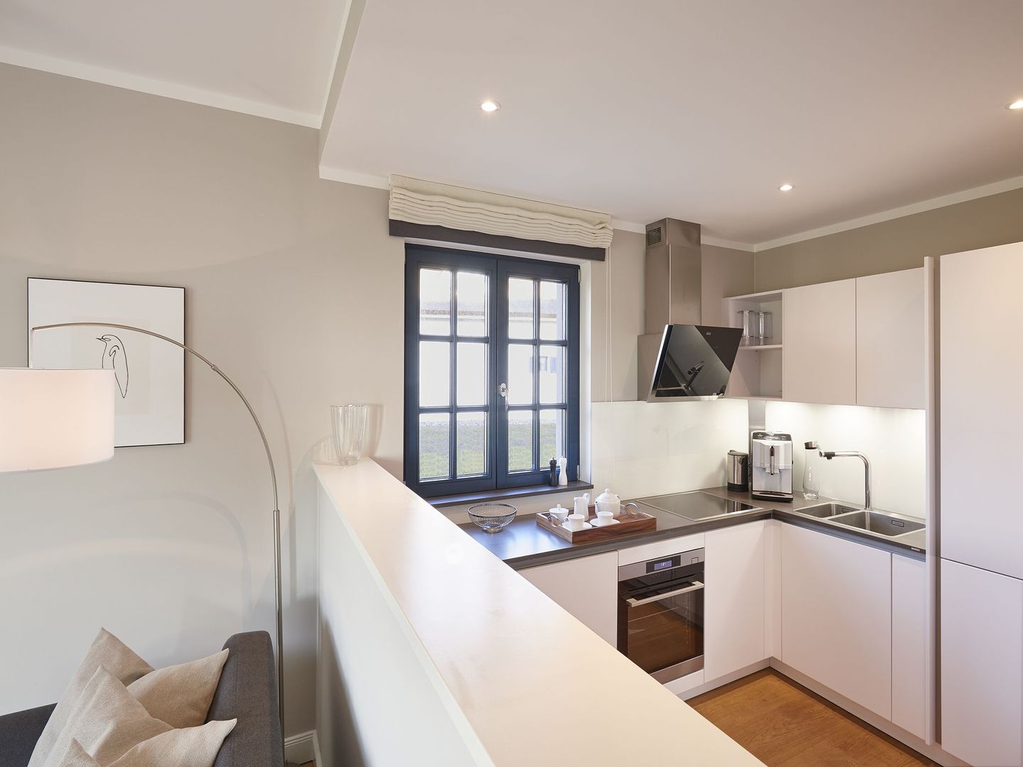 Premium Reetdachvilla mit 3 Schlafzimmern, Sauna und Kamin (F09) - Küche / Küchenzeile