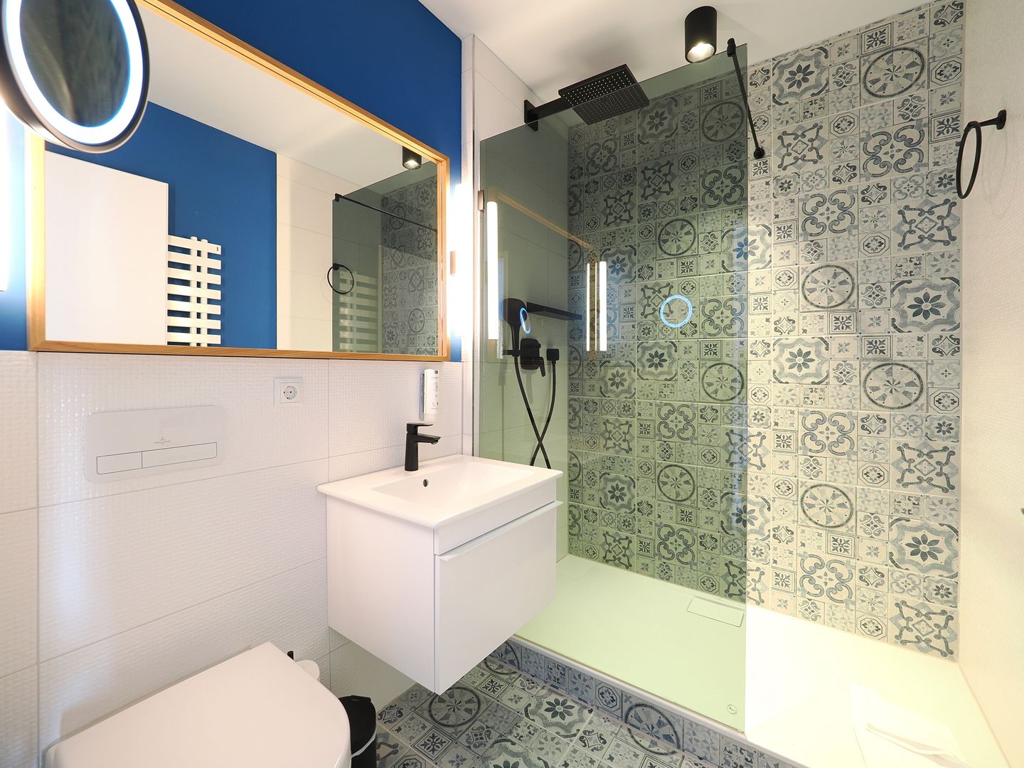 Kaiservillen Heringsdorf Ferienwohnung mit 1 Schlafzimmer und Balkon (S4) Insel Usedom - Badezimmer