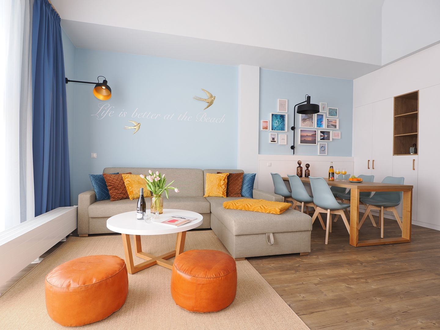 Kaiservillen Heringsdorf Ferienwohnung mit 1 Schlafzimmer und Balkon (S8) Insel Usedom - Wohnzimmer