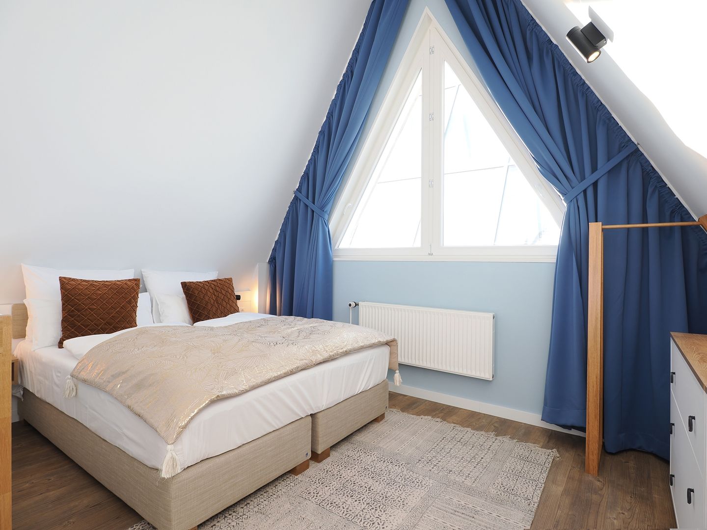 Kaiservillen Heringsdorf Ferienwohnung mit 1 Schlafzimmer und Balkon (S8) Insel Usedom - Schlafzimmer