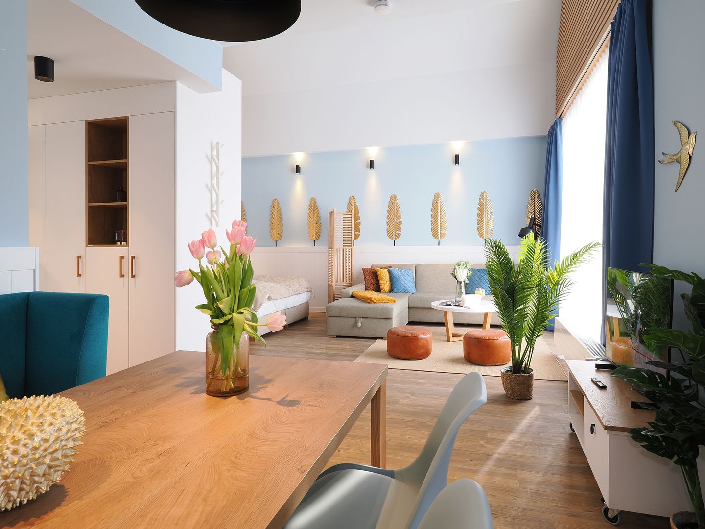 Kaiservillen Heringsdorf 1-Raum-Ferienwohnung mit Balkon zur Seeseite (S9) Insel Usedom - Wohnzimmer