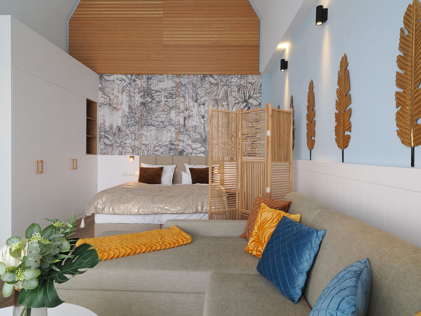 Kaiservillen Heringsdorf 1-Raum-Ferienwohnung mit Balkon zur Seeseite (S9) Insel Usedom - Bett