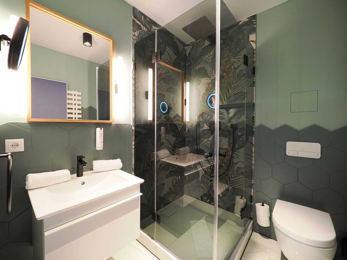 Kaiservillen Heringsdorf 1-Raum-Ferienwohnung mit Balkon (S9a) Insel Usedom - Badezimmer