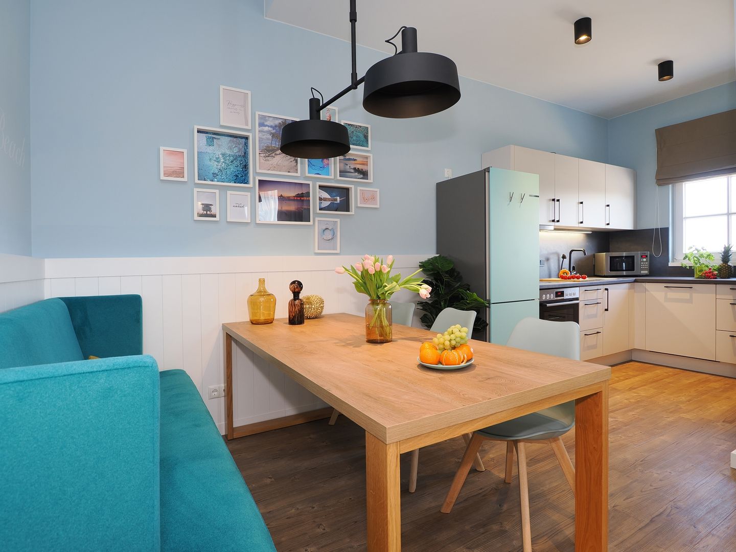 Kaiservillen Heringsdorf 1-Raum-Ferienwohnung mit Balkon zur Seeseite (S10) Insel Usedom - Küche / Küchenzeile