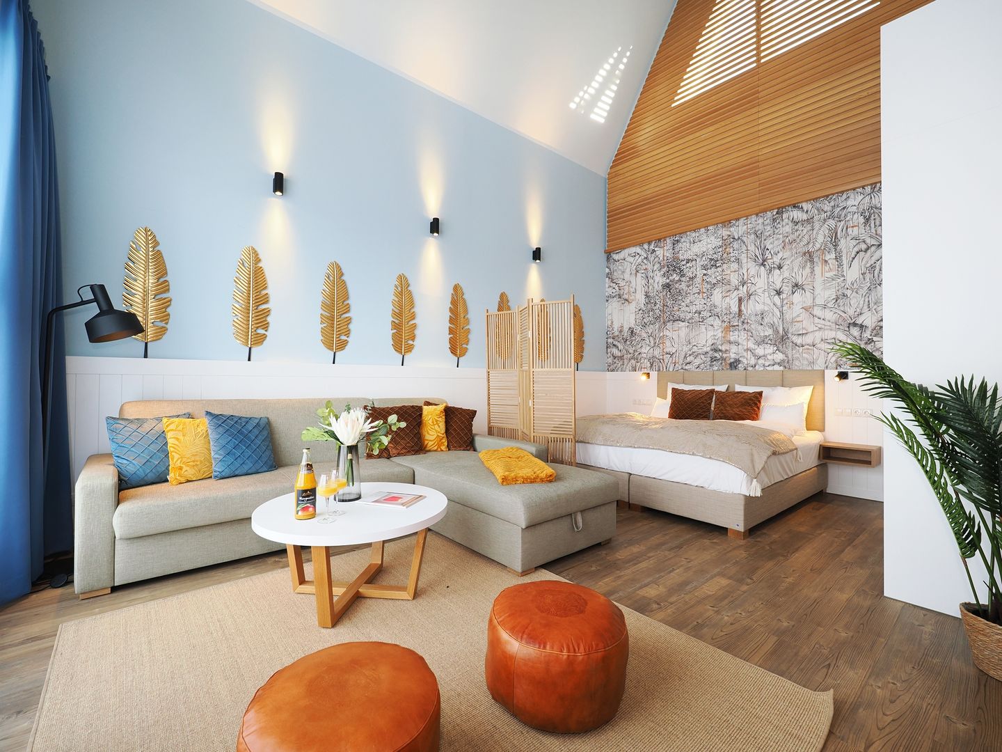 Kaiservillen Heringsdorf 1-Raum-Ferienwohnung mit Balkon zur Seeseite (S11) Insel Usedom - Wohnzimmer