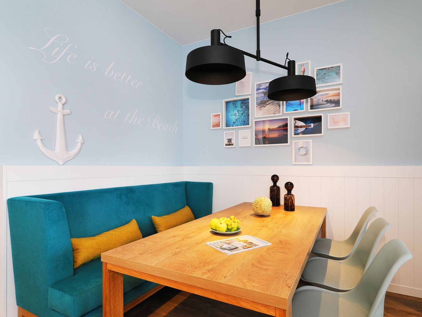 Kaiservillen Heringsdorf 1-Raum-Ferienwohnung mit Balkon zur Seeseite (S11) Insel Usedom - Wohnzimmer