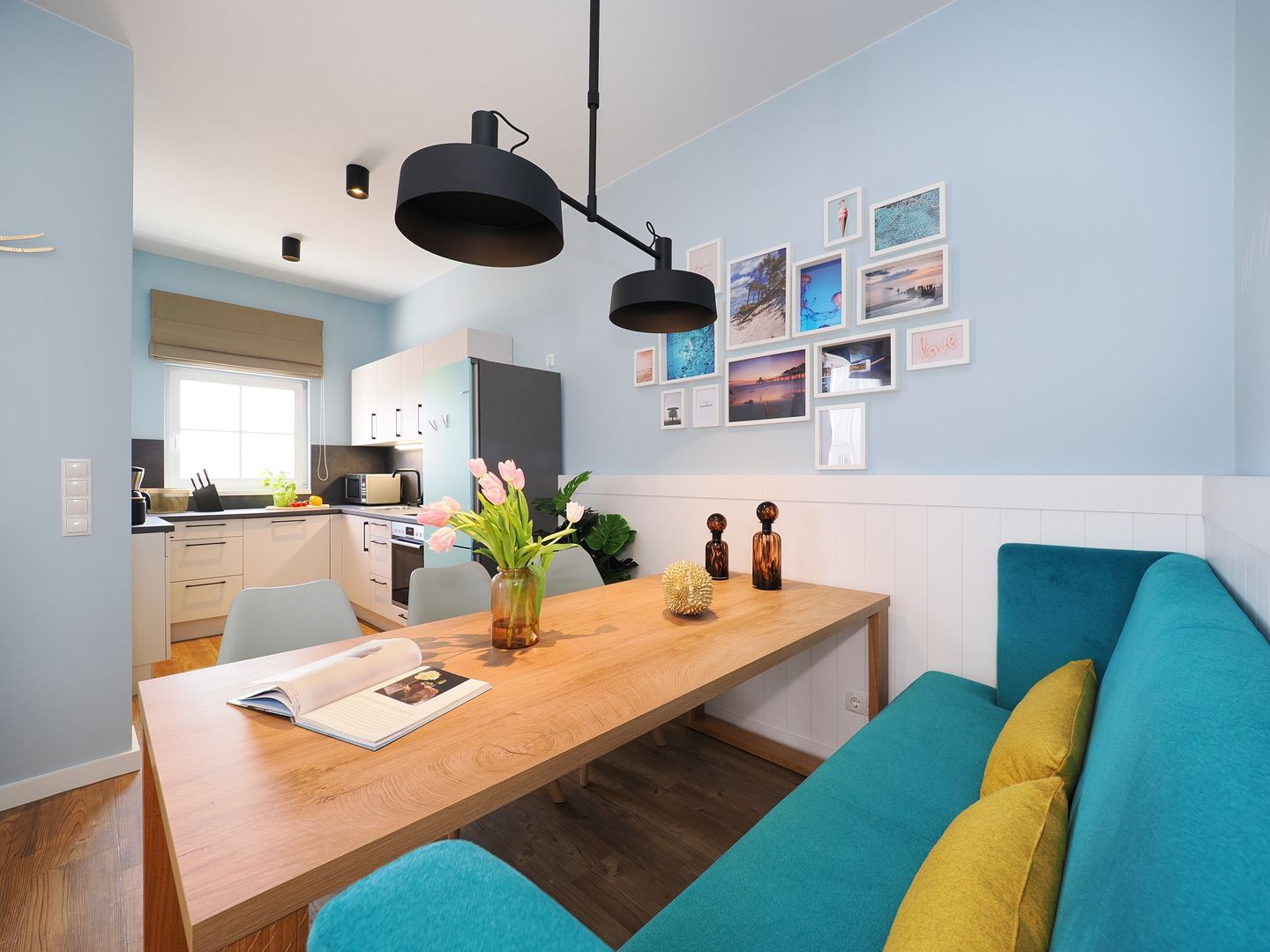 Kaiservillen Heringsdorf 1-Raum-Ferienwohnung mit Balkon zur Seeseite (S12) Insel Usedom - Küche / Küchenzeile