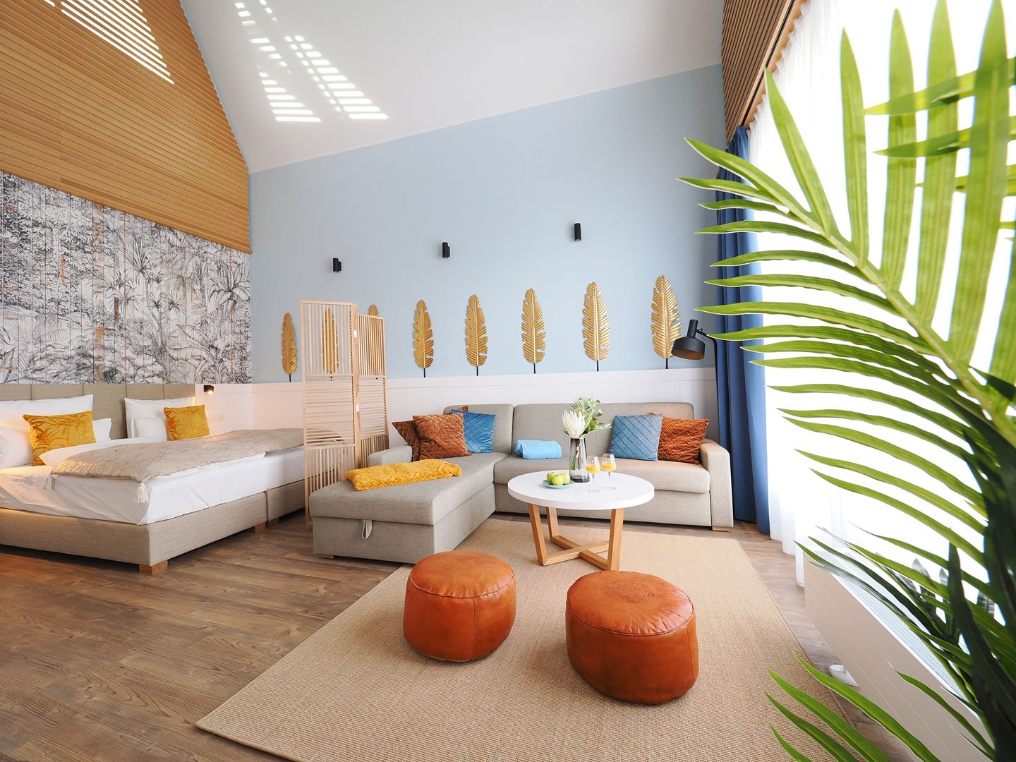 Kaiservillen Heringsdorf 1-Raum-Ferienwohnung mit Balkon zur Seeseite (S12) Insel Usedom - Wohnzimmer