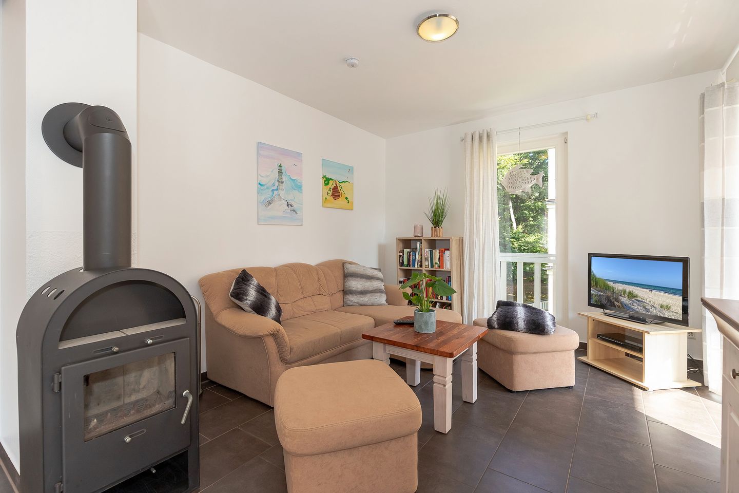  Ferienwohnung W7.1.S Graal-Müritz - Wohnzimmer