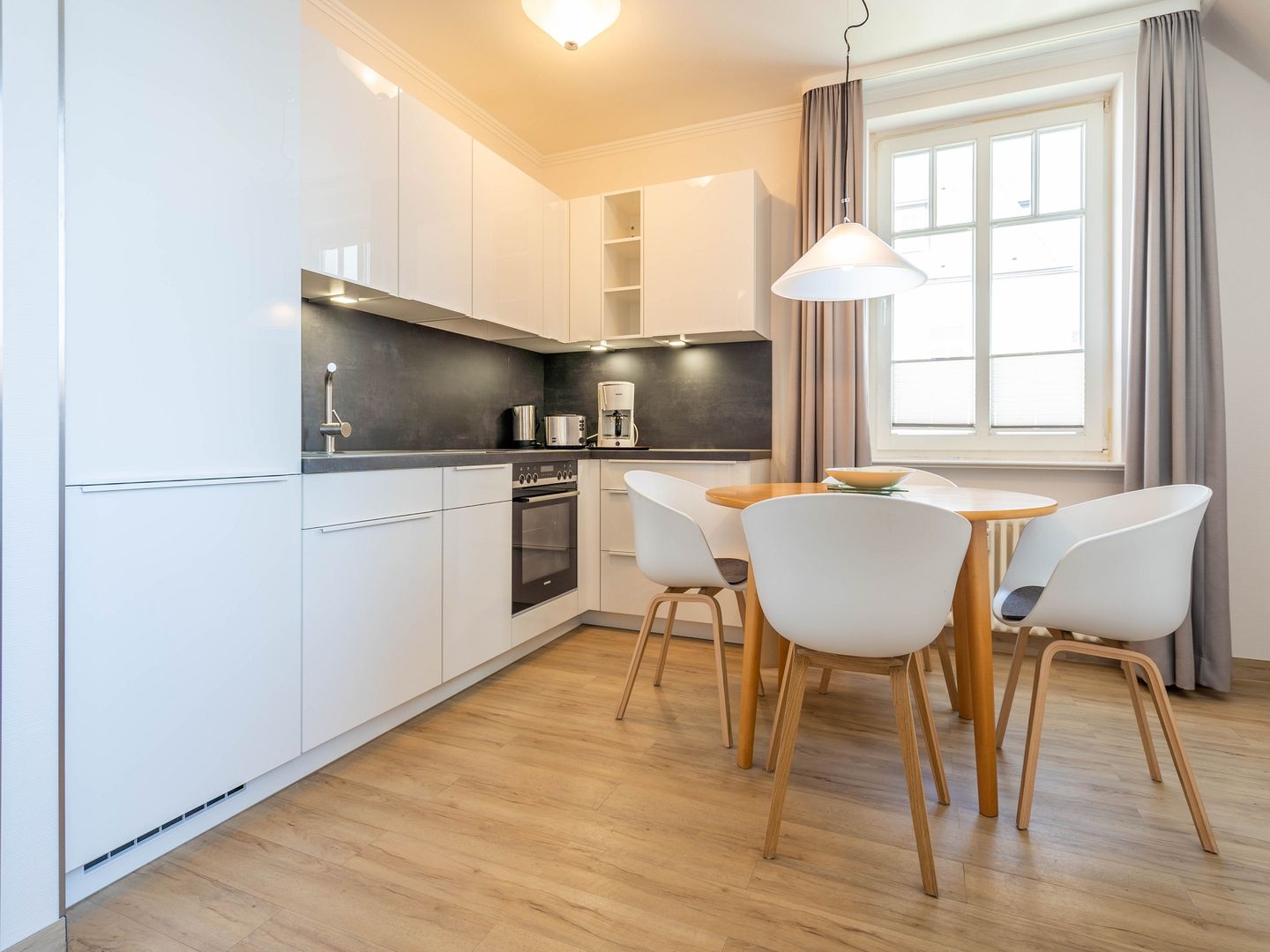 Strandvillen Binz Ferienwohnung mit 1 Schlafzimmer und Balkon (AH/723) Insel Rügen - Küche / Küchenzeile