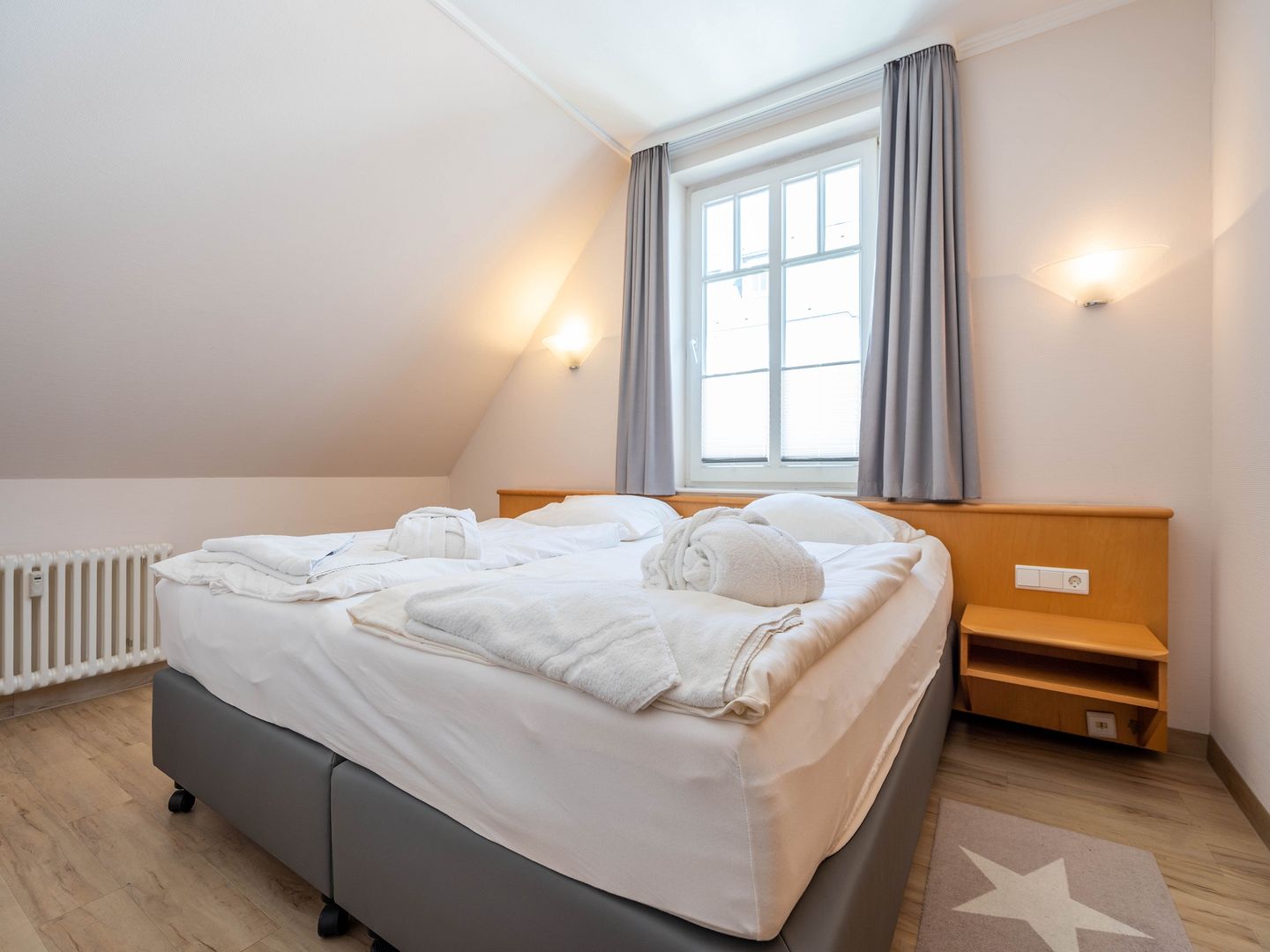 Strandvillen Binz Ferienwohnung mit 1 Schlafzimmer und Balkon (AH/723) Insel Rügen - Schlafzimmer