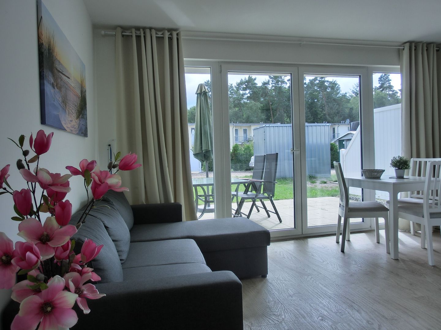  Ferienwohnung KWV 1 EG Graal-Müritz Küstenwald - Wohnzimmer