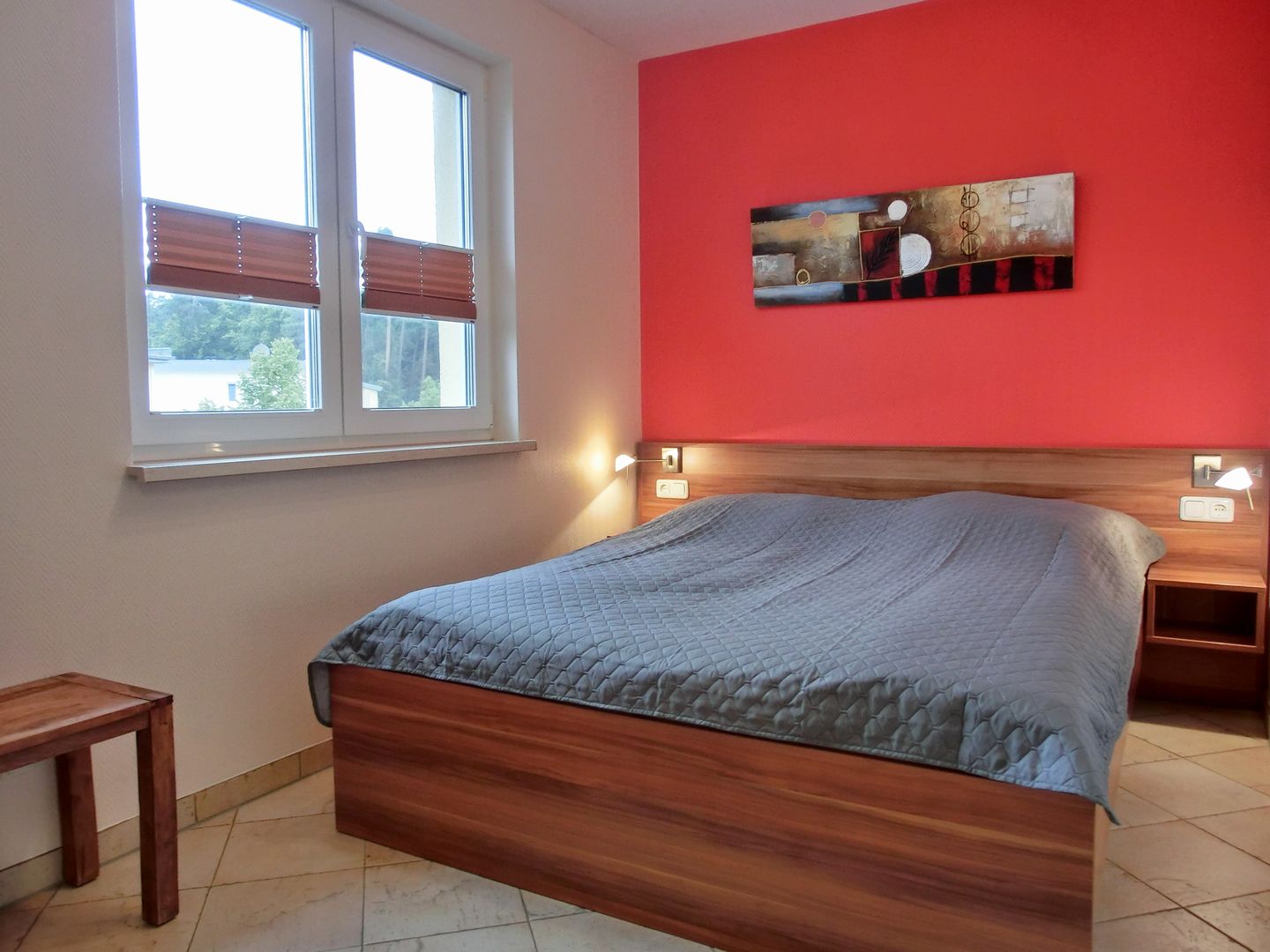  Ferienwohnung KWi 52 OG Graal-Müritz Küstenwald - Schlafzimmer