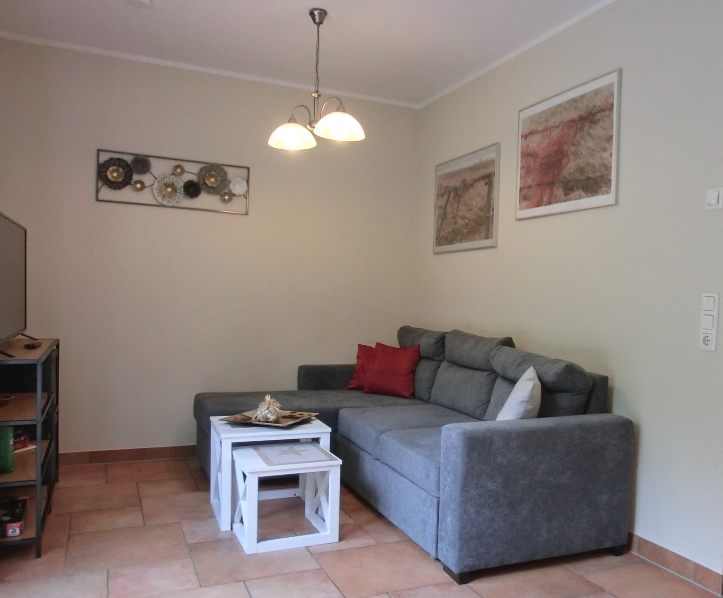  Ferienwohnung KWE 19EG Graal-Müritz Küstenwald - Wohnzimmer