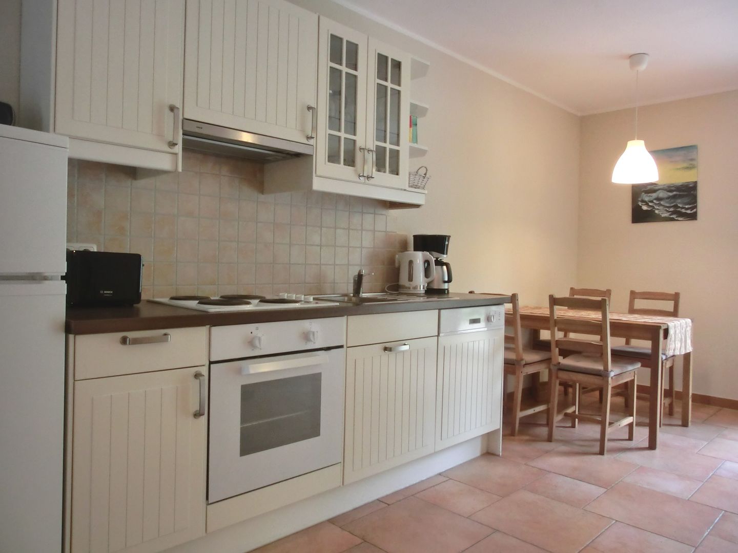  Ferienwohnung KWE 19EG Graal-Müritz Küstenwald - Küche / Küchenzeile