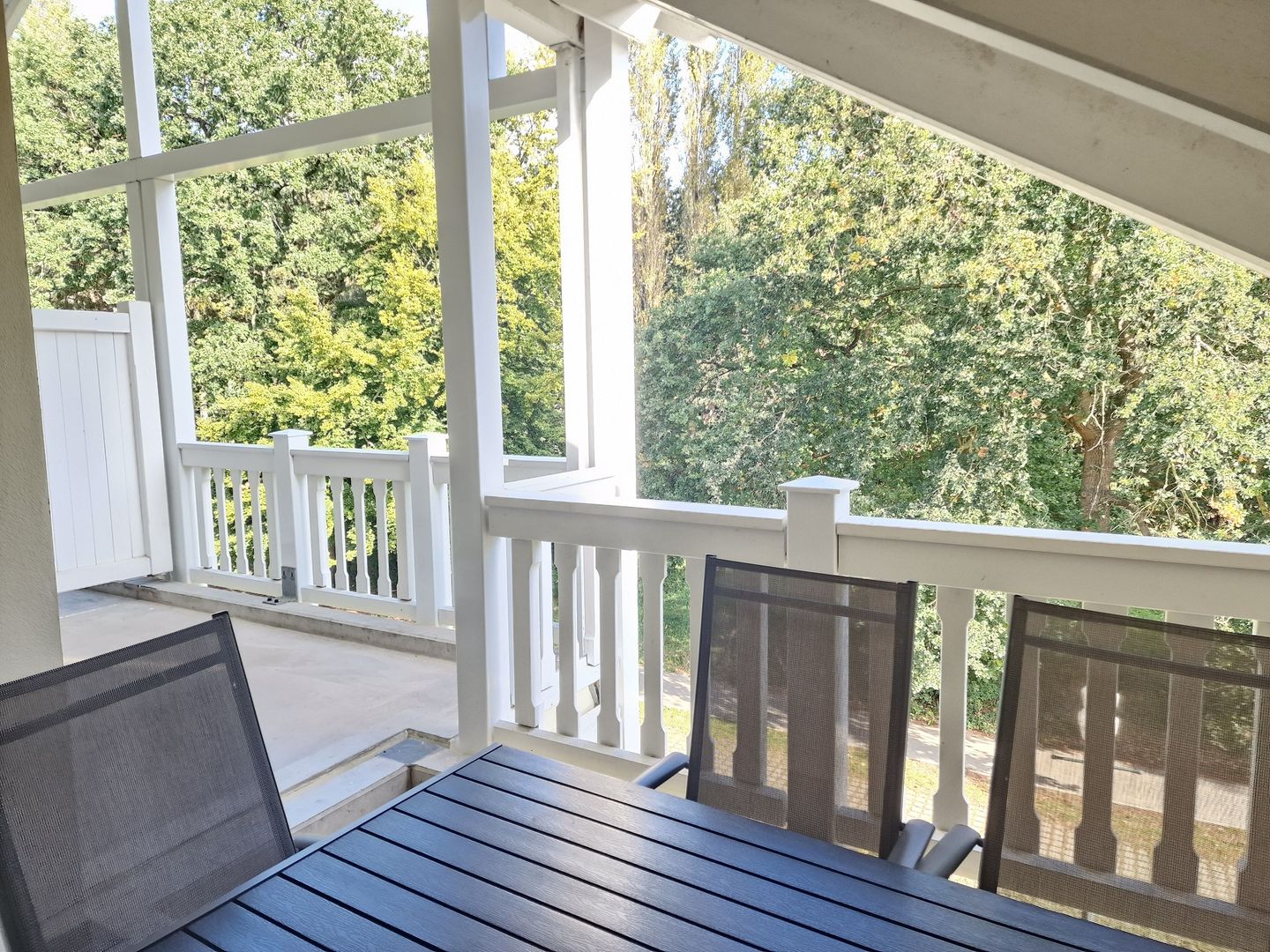 Dünenpark Binz Komfortplus Ferienwohnung mit 2 Schlafzimmern und Balkon im Dachgeschoss (047) Insel Rügen - Balkon