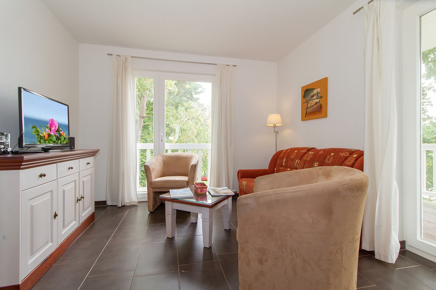  Ferienwohnung W18.2.S Graal-Müritz - Wohnzimmer