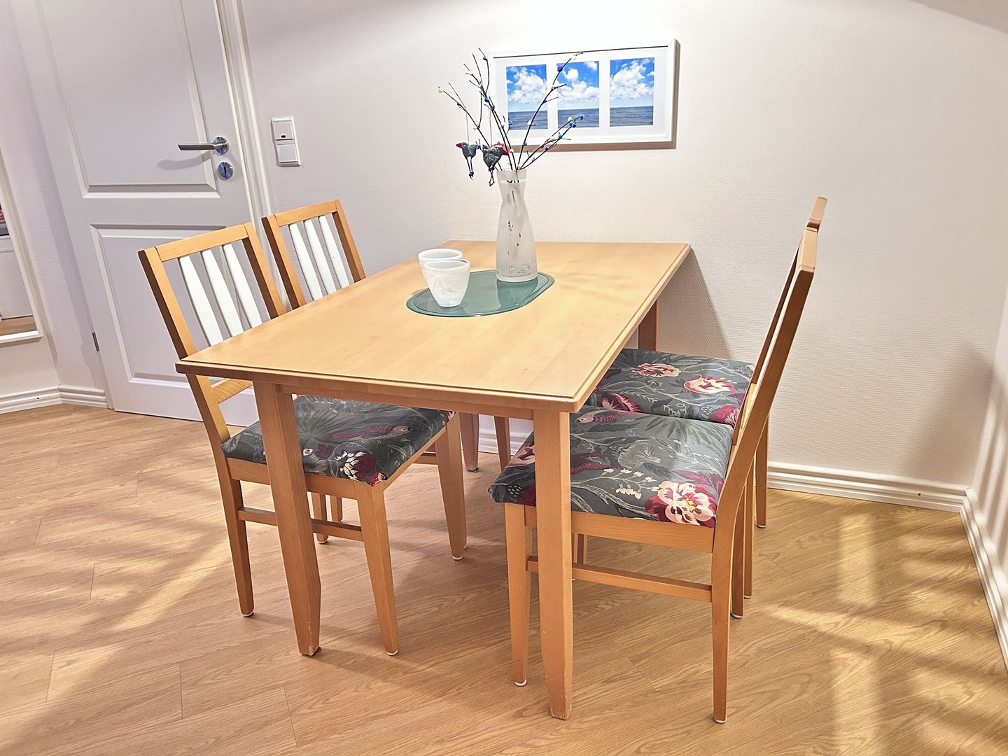 Dünenpark Binz Komfortplus Ferienwohnung mit 2 Schlafzimmern und Balkon im Dachgeschoss (269) Insel Rügen - Wohnzimmer