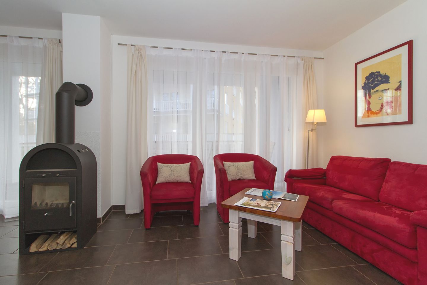  Ferienwohnung W9.1 Graal-Müritz - Wohnzimmer