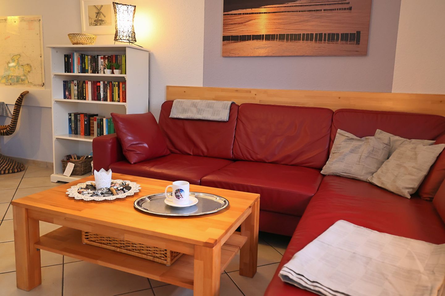  Ferienwohnung G7 Graal-Müritz - Wohnzimmer