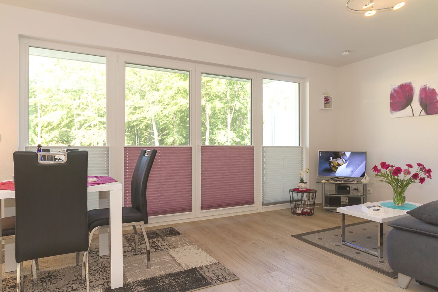  Ferienwohnung KWi 27 EG - " Ferien an de Küst" Graal-Müritz Küstenwald - Wohnzimmer