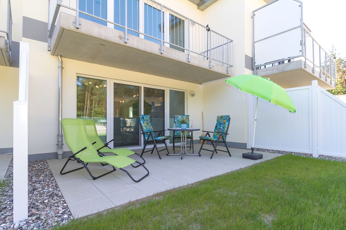  Ferienwohnung KWi 27 EG - " Ferien an de Küst" Graal-Müritz Küstenwald - Terrasse