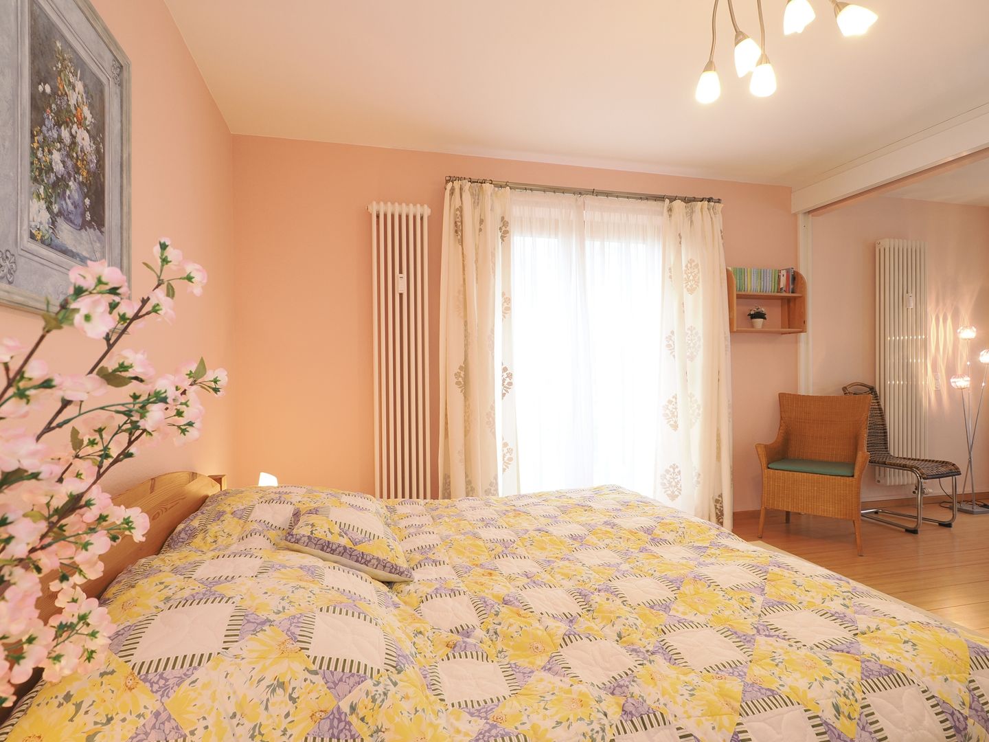 Kaiservillen Heringsdorf Ferienwohnung mit 1 Schlafzimmer und Balkon (D115) Insel Usedom - Schlafzimmer