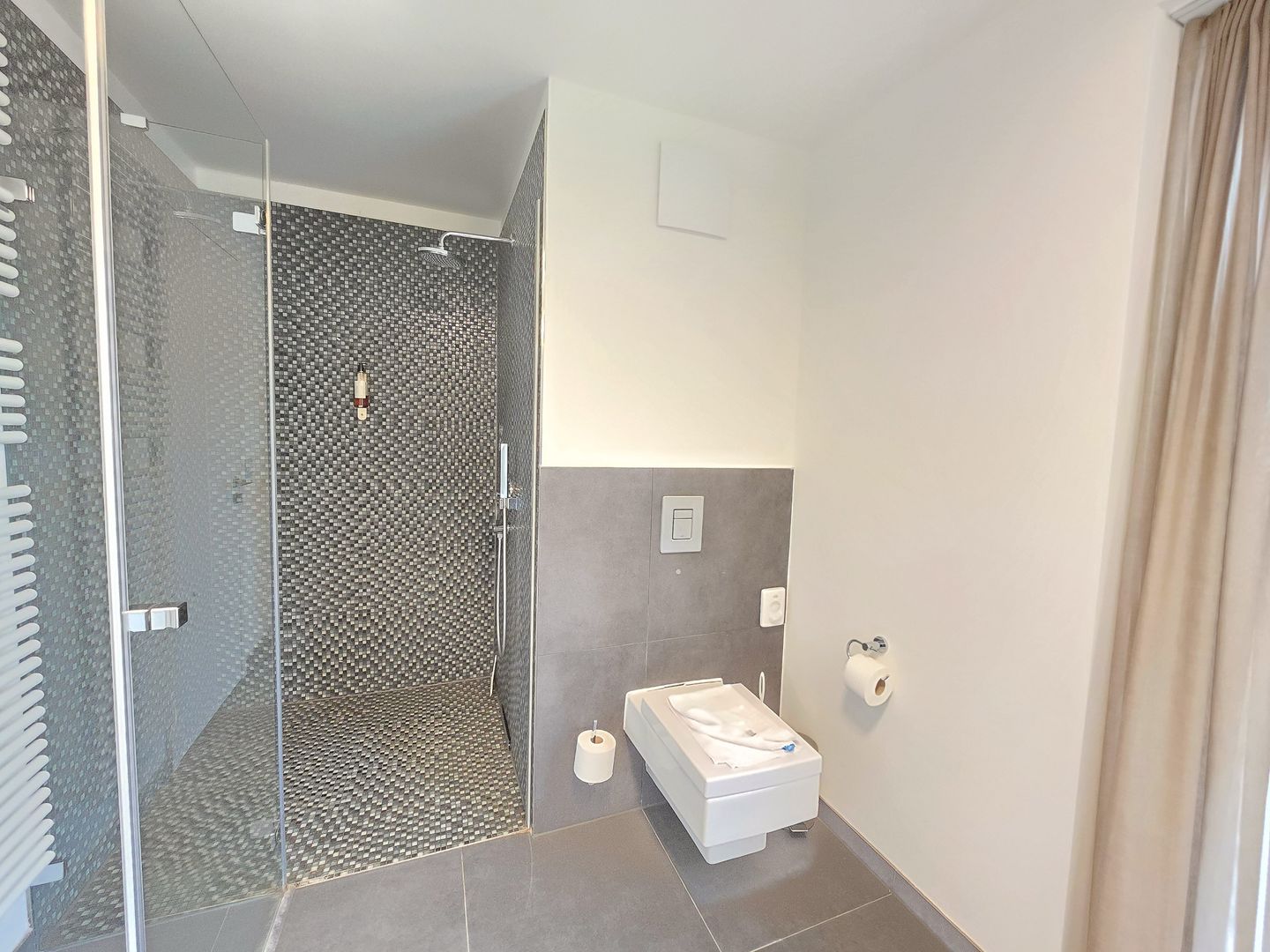 Dünenresidenz Prora Attraktive Ferienwohnung "Strandlust" mit 1 Schlafzimmer zur Sonnenseite (NP/415) Insel Rügen - Badezimmer