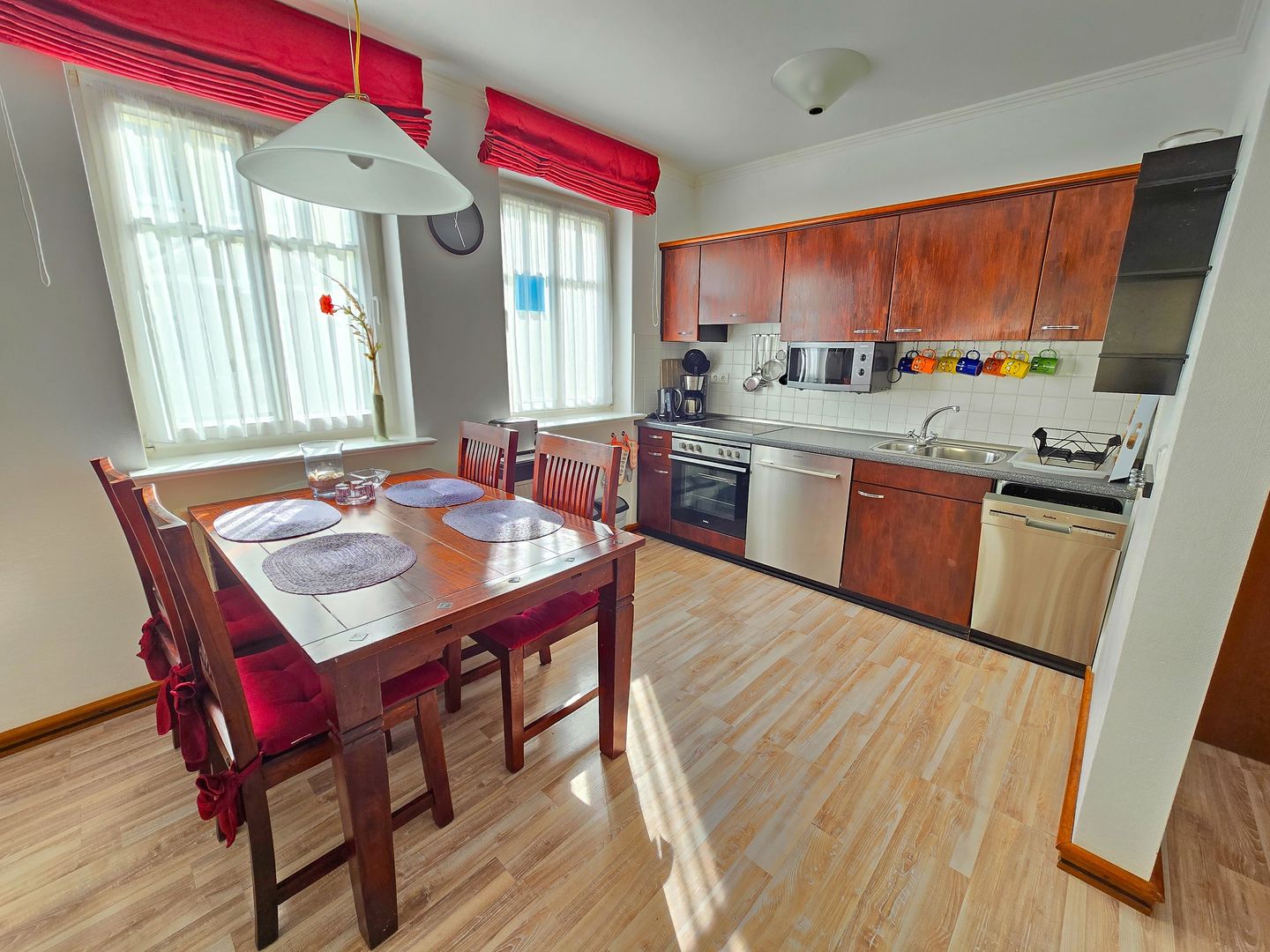 Dünenpark Binz Komfort Ferienwohnung mit 1 Schlafzimmer und Terrasse im Erdgeschoss (041) Insel Rügen - Küche / Küchenzeile