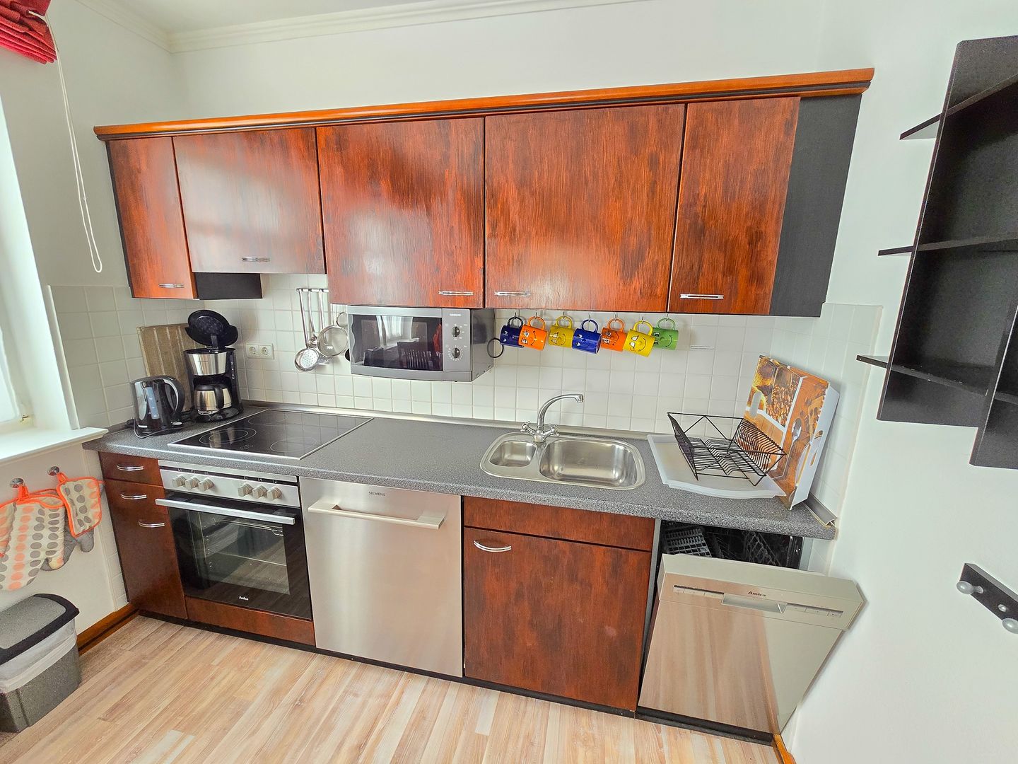 Dünenpark Binz Komfort Ferienwohnung mit 1 Schlafzimmer und Terrasse im Erdgeschoss (041) Insel Rügen - Küche / Küchenzeile