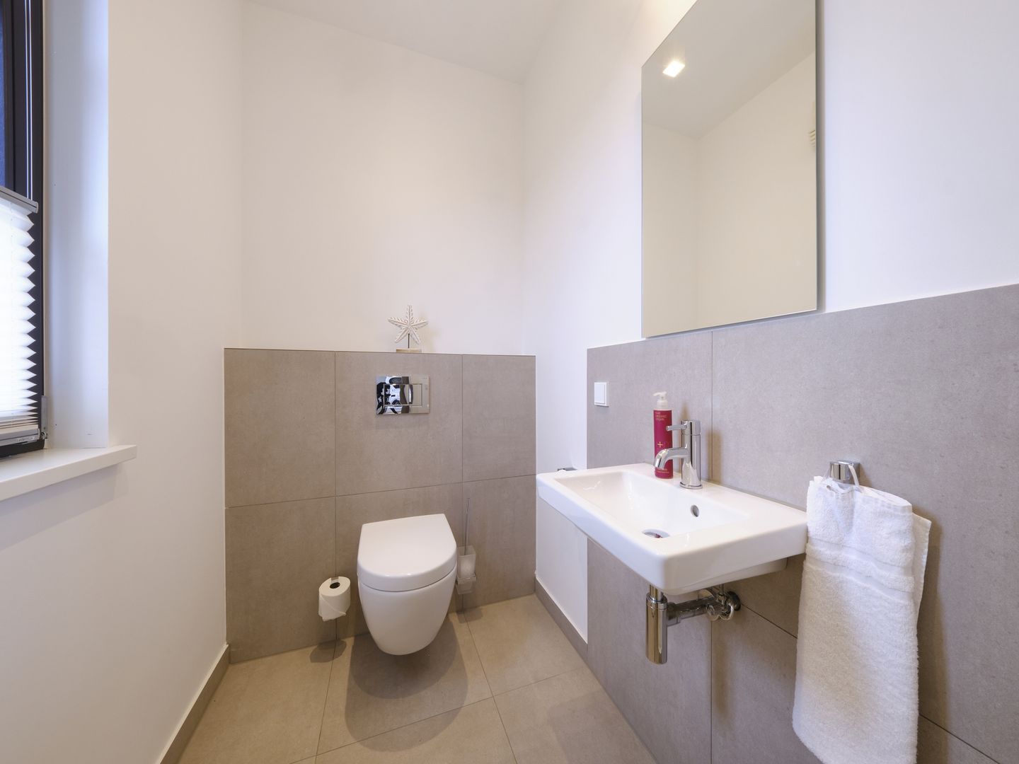 Luxus Reetdachvilla mit 3 Schlafzimmern, Sauna und Kamin (G05) - Gäste-WC