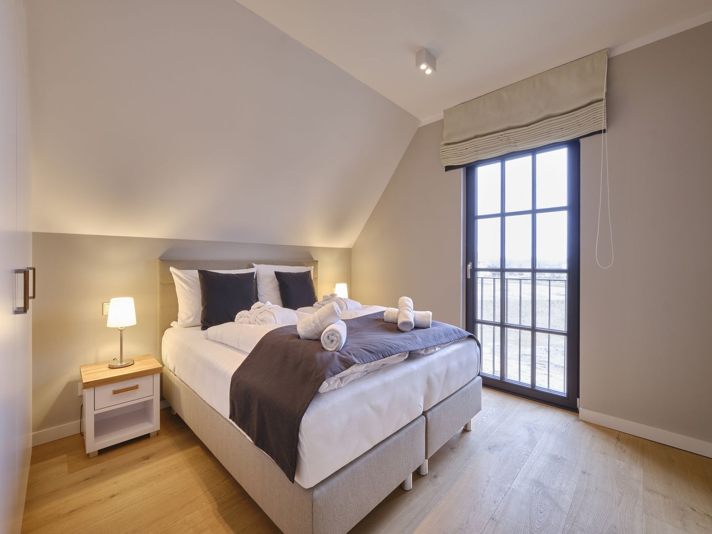 Luxus Reetdachvilla mit 3 Schlafzimmern, Sauna und Kamin (G05) - Schlafzimmer