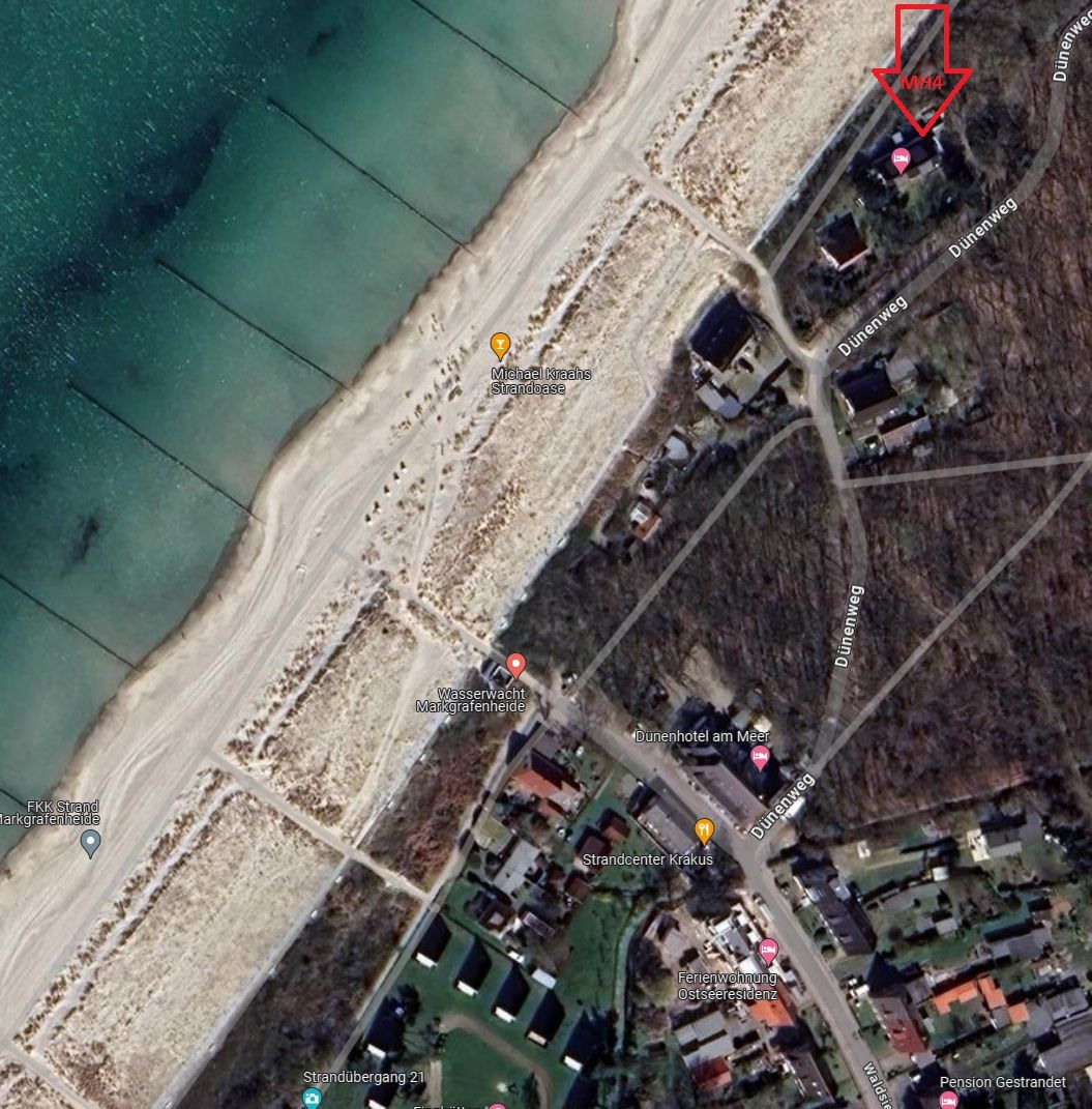 Markgrafenheide Ferienhaus MH4 - "Strandhaus" Markgrafenheide - Vogelperspektive