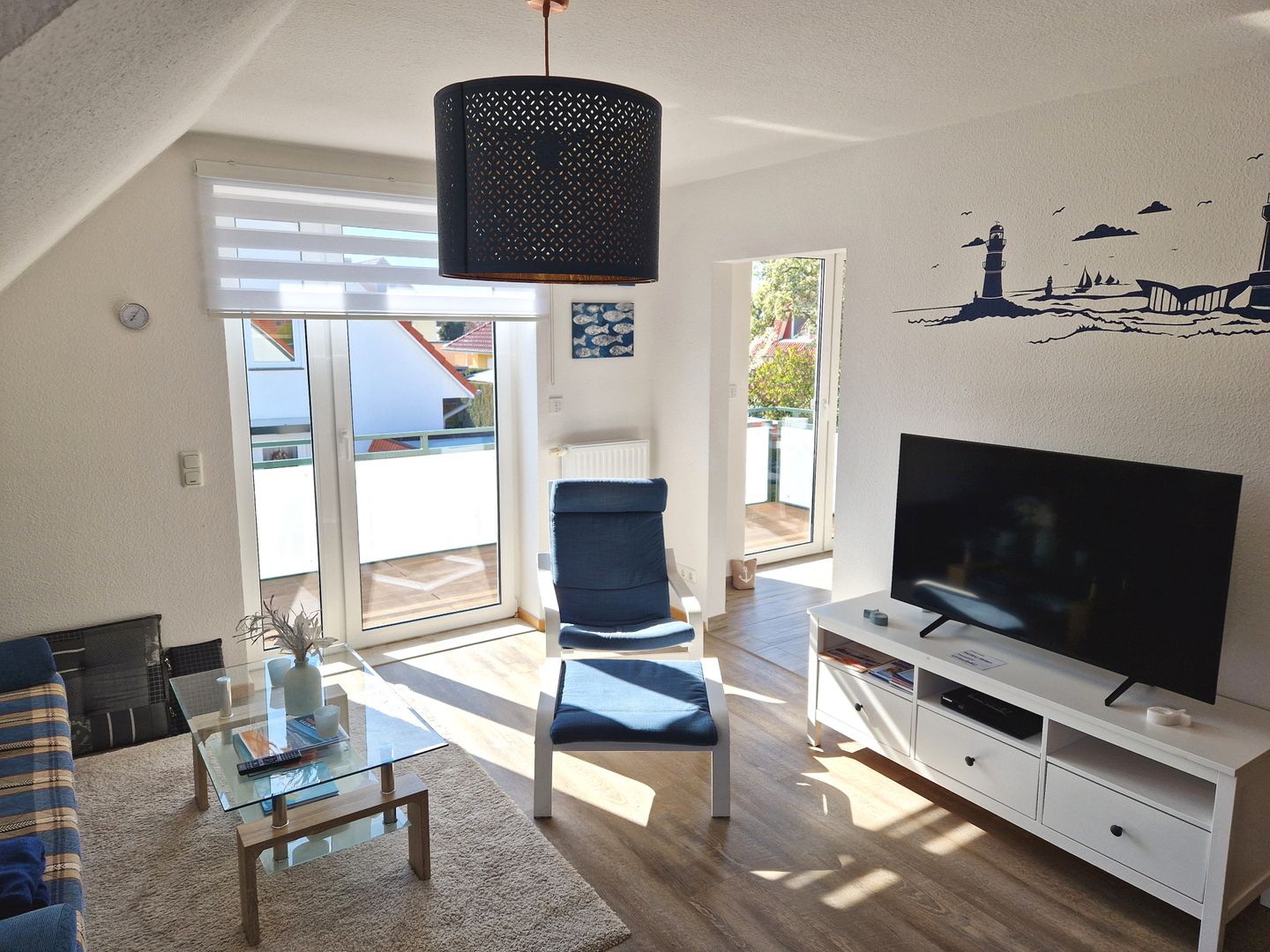  Ferienwohnung R2 Graal-Müritz - Wohnzimmer