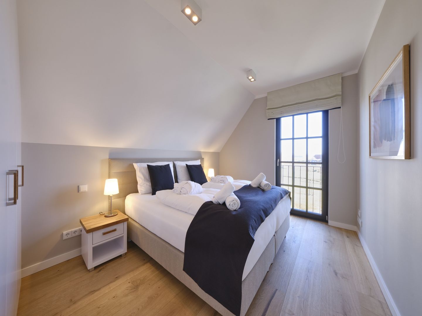 LuxusPlus Reetdachvilla mit 4 Schlafzimmern, Außensauna, Loungebereich und Kamin (G07) - Schlafzimmer