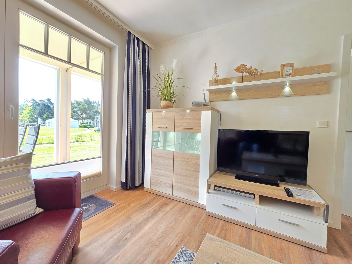 Dünenpark Binz Komfortplus Ferienwohnung mit 1 Schlafzimmer und Terrasse im Erdgeschoss (212) Insel Rügen - TV / Multimedia
