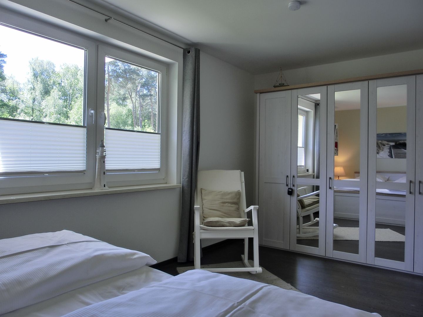  Ferienwohnung KWE 10 OG "Eikkater" Graal-Müritz Küstenwald - Schlafzimmer