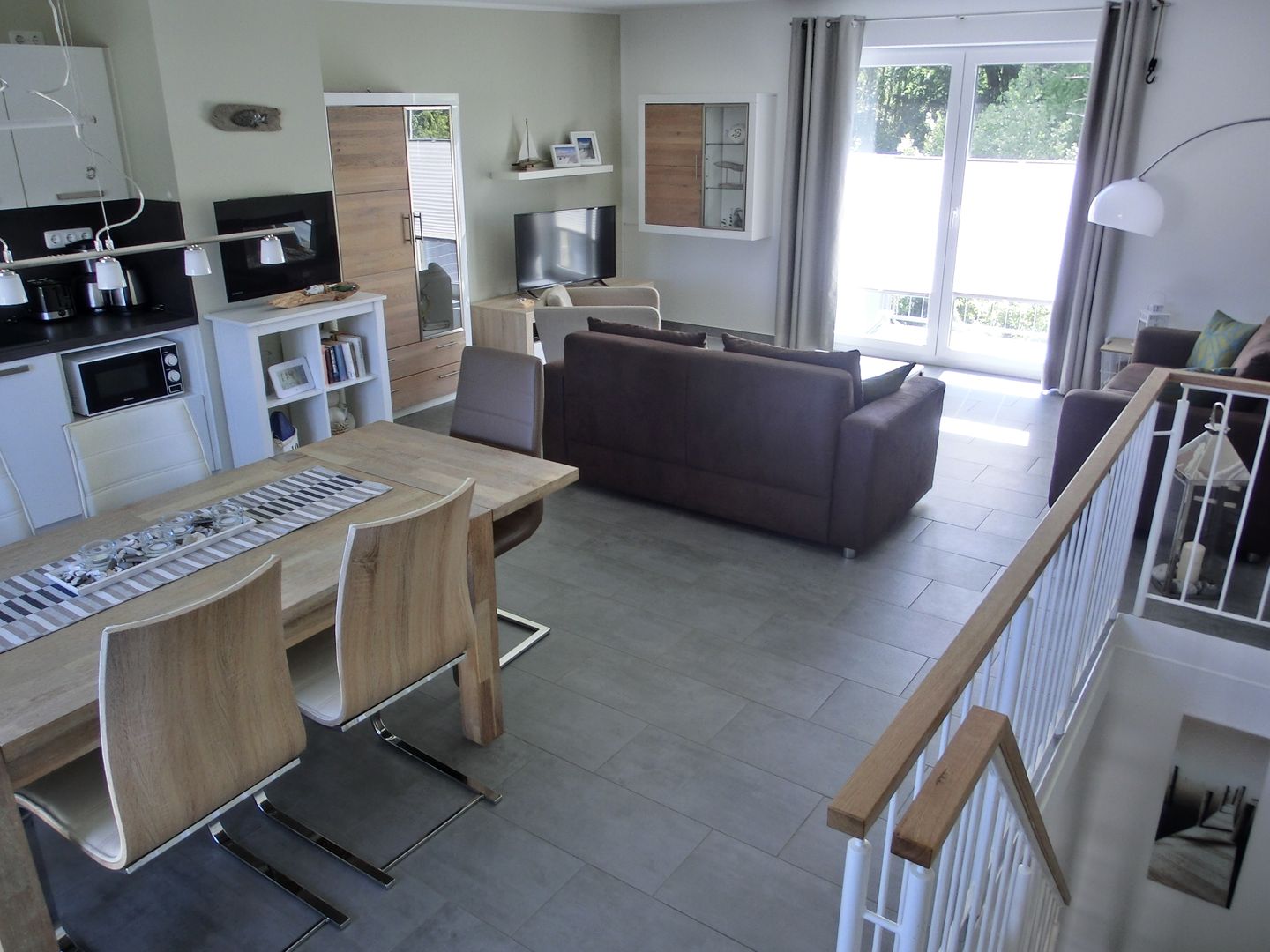  Ferienwohnung KWE 10 OG "Eikkater" Graal-Müritz Küstenwald - Wohnzimmer